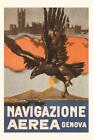 Vintage Journal Genoa Aerial Navigation, Eagle By Found Image Press (English) Pa