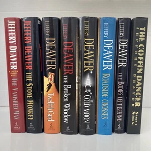 Lot of 8 Jeffery Deaver Hardcover Books 8 Lincoln Rhyme books Excellent Cond - Bild 1 von 10