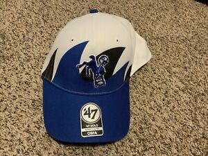 Indianapolis Colts hat “47 Brand OSFA blue/white stretch fit Sharktooth