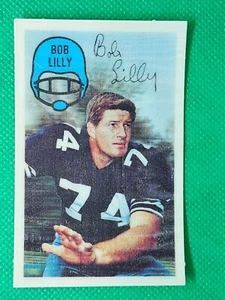1970 Kellogg's 3D Super Stars 54 Bob Lilly HOF EX-MT Dallas Cowboys slight crack - Picture 1 of 3
