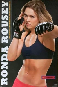 Ronda Rousey Women’s Bantamweight Champion UFC Poster 24 x 36 - Picture 1 of 1