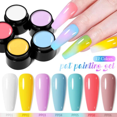 BORN PRETTY 5ml Pat Paint gel Nail Art Gradient Soak Off UV LED Nail Arts Gel