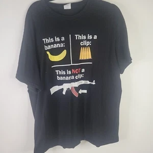 Forged From Freedom Banana Clip Size XL Tshirt Gun Patriotic Black - Picture 1 of 8