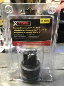 K Tool 3/4" Female to 1" Male Impact Socket Adapter - Bild 1 von 1