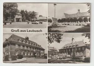 AK Laubusch bei Lauta Hoyerswerda 1985 Ortsblicke - Bild 1 von 2