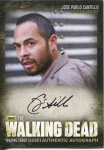 The Walking Dead Season 3 Part 2 Autograph Card A17 J. Pablo Cantillo As Caesar - Picture 1 of 1