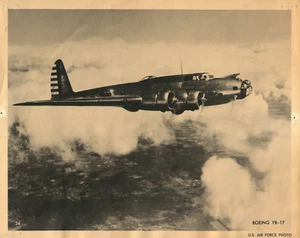 Boeing YB-17 Flying Fortress Bombardero Segunda Guerra Mundial Avión Fuerza Aérea Militar de Estados Unidos A748 - Imagen 1 de 2