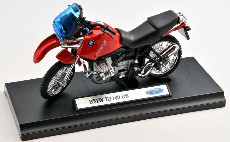 BLITZ VERSAND BMW R 1100 GS rot / red Welly Motorrad Modell 1:18 NEU & OVP - Bild 1 von 1