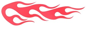 Flames Decal 8x2 set of 2 R&L -Window sticker Car RV Hunting Outdoor Vinyl Decal - Picture 1 of 1