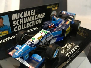 1:43 Minichamps Michael Schumacher Benetton B195 Belgium GP 1995 - MSC #20 RARE - Picture 1 of 11
