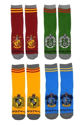 Harry Potter Mujer Casa Cresta Calcetines Reino Unido Tallas 4-6 / EU 37-42 Hogwarts Navidad Foto 1 de 4