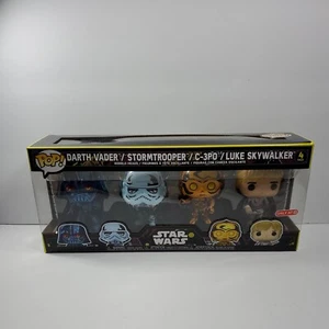 Funko POP! Star Wars 4-Pack Vinyl Bobblehead Target Exclusive NEW  - Picture 1 of 12