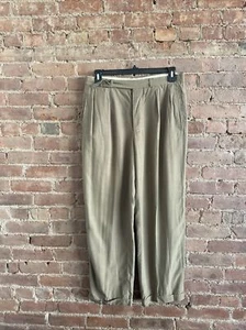 Vintage Giorgio Armani Herren Seide/Viskose Hose, Gr. 50 IT/34 US, Italy 80’s - Bild 1 von 9