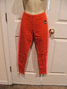 NWT There Abouts red pink stripe Leggings teen L /14.5/16.5 waist- 32 length-30 - Picture 1 of 3