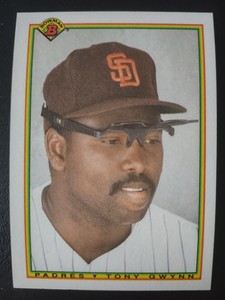Tony Gwynn - Hall of Fame - San Diego Padres - 1990 Bowman Baseball Card #217