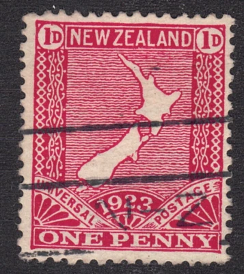 Nueva Zelanda SC# 175 1923 - Restauración de franqueo de centavos - Usado -1 Foto 1 de 2