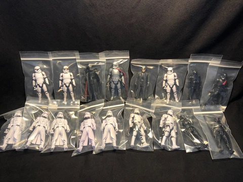 LOT Star Wars FORCE AWAKENS FIRST ORDER Build-a-Weapon series 3.75 5POA x17 Figs Cover