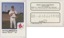 1986 ProCards Winter Haven Red Sox Brady Anderson