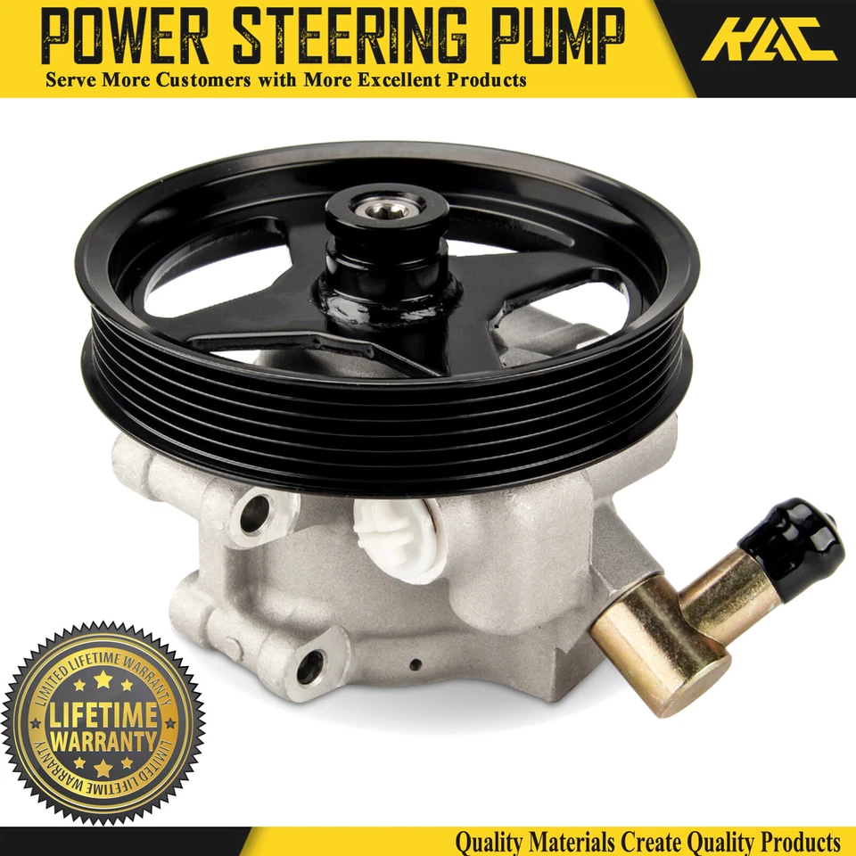 Power Steering Pump with Pulley For 2004 F-150 Heritage Crown Victoria 1999-2002 Foto 1 de 4