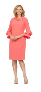 Giovanna dresses for women Size 16w, Color Orgred - Picture 1 of 1