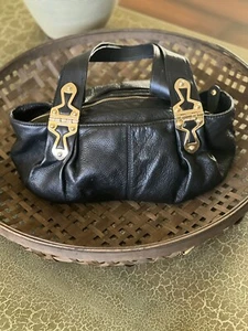 Michael kors Vintage Purse! Black And Gold Trim. - Picture 1 of 12