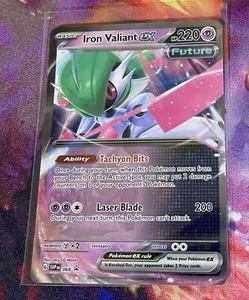 Pokemon Iron Valiant ex SVP 068 Escarlata y Violeta Promo Casi Nuevo - Imagen 1 de 2