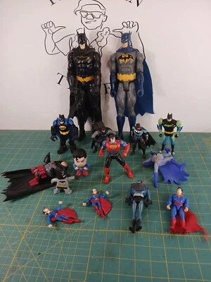 Batman and Superman  Action Figure Large Lot  - Image 1 of 4