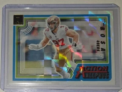 2023 Panini Donruss Action All Pros NICK BOSA San Francisco 49ers #AAP-7  - Image 1 of 2