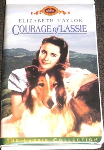 Courage Of Lassie Clamshell VHS Tape Frank Morgan Elizabeth Taylor - Picture 1 of 3