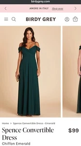 Emerald Green Bridesmaid Dress - Picture 1 of 4