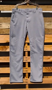 Men's Under Armour UBP51BM Gray Rundown Piped Baseball Pants Sz XL - Picture 1 of 5