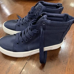 New STEVE MADDEN WOMEN SNEAKERS BLUE SIZE 8,5 - Picture 1 of 7