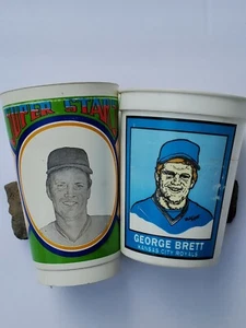 1985 & 1988 George Brett Cup Turkey Hill Minit Market M.S.A. Lot of 2 Cups RARE! - Picture 1 of 3