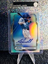 Nick Schnell 2019 Bowman Sterling Prospect Autographs Refractor #’d /150 RC