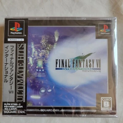 Final Fantasy 7 international Ultimate Hits NTSC-J Playstation 1 PS1 Japanese - Image 1 of 4