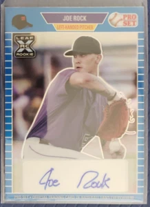 Joe Rock - 2021 Leaf Pro Set Blue Refractor Auto RC #ed 16/35 - Rockies - Picture 1 of 2