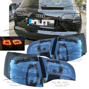 COPPIA FANALI POSTERIORI LED SMOKE PER AUDI A4 B7 04-08 AVANT NEW LOOK - Imagen 1 de 15