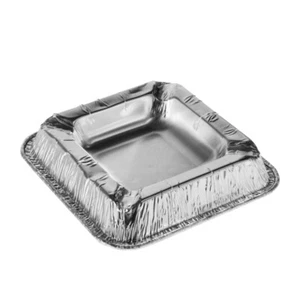 Papstar Cenicero De Aluminio Cuadrado 50 Piezas - Imagen 1 de 1