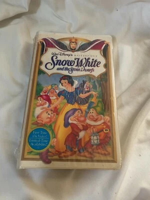 Snow White and The Seven Dwarfs Walt Disney Masterpiece VHS 1994 BRAND NEW - Image 1 of 4