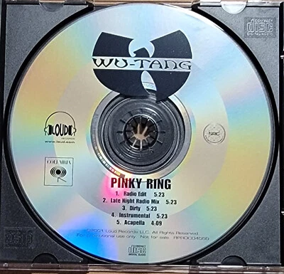 Wu-Tang Clan - Pinky Ring / Y'all Been Warned (Promo CD Single 2001 Rza) Foto 1 de 2