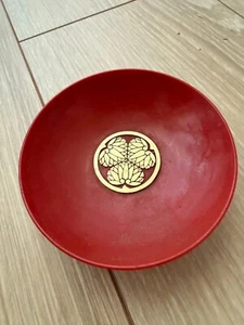 traditional Japanese ceremonial sake cup, sakazuki Nikko Toshogu Shrine - Picture 1 of 3