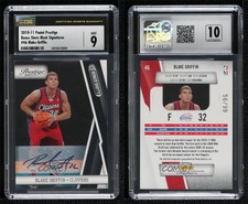 2010-11 Prestige Bonus Shots Black Auto /99 Blake Griffin #46 CSG 9 Mint Auto