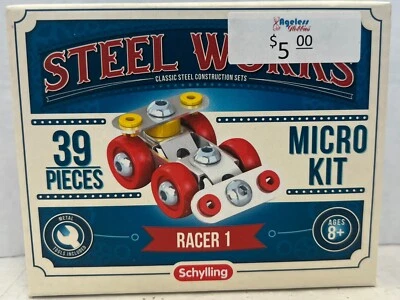 Schylling Steel Works Racer 1 Micro Kit - Image 1 of 2