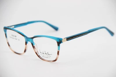 NUEVAS GAFAS NICOLE MILLER EDEN ROC C02 AZUL GRADO MARRÓN MONTURAS AUTÉNTICAS 54-16 Foto 1 de 4