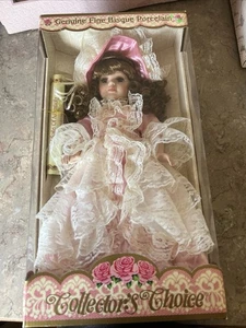 Muñeca porcelana bisque fina genuina elección de coleccionista - Imagen 1 de 6