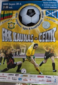 FBK Kaunas v Celtic Champions League Qualifier 2nd Round 1st Leg + extras - Picture 1 of 5
