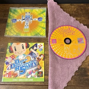Dance Dance Revolution 5th MIX (Sony PlayStation 1, 2001) NTSC-J PS1 Game CIB - Picture 1 of 8