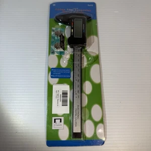 Carbon Fiber Composite Digital Micrometer  150mm 6 In. New. Battery Included. - Picture 1 of 5