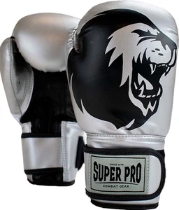 Kinder Boxhandschuhe Silber Sparring Boxen 8 OZ - Super Pro Combat Gear Talent - Bild 1 von 7