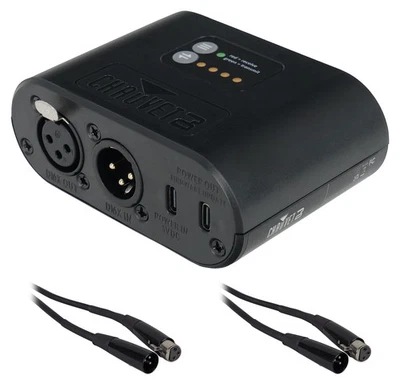 Chauvet D-Fi Hub 2 Wireless DMX Transmitter/Receiver/LED Display DFIHUB2+Cables - Image 1 of 4